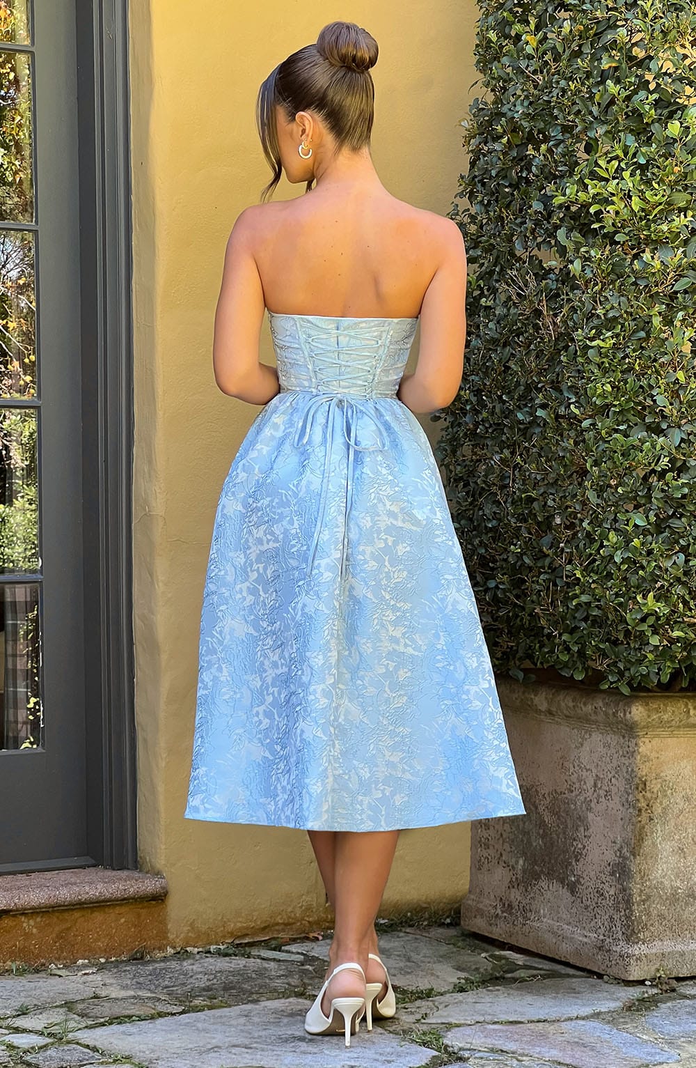 Saoirse Midi Dress - Blue - Image 7