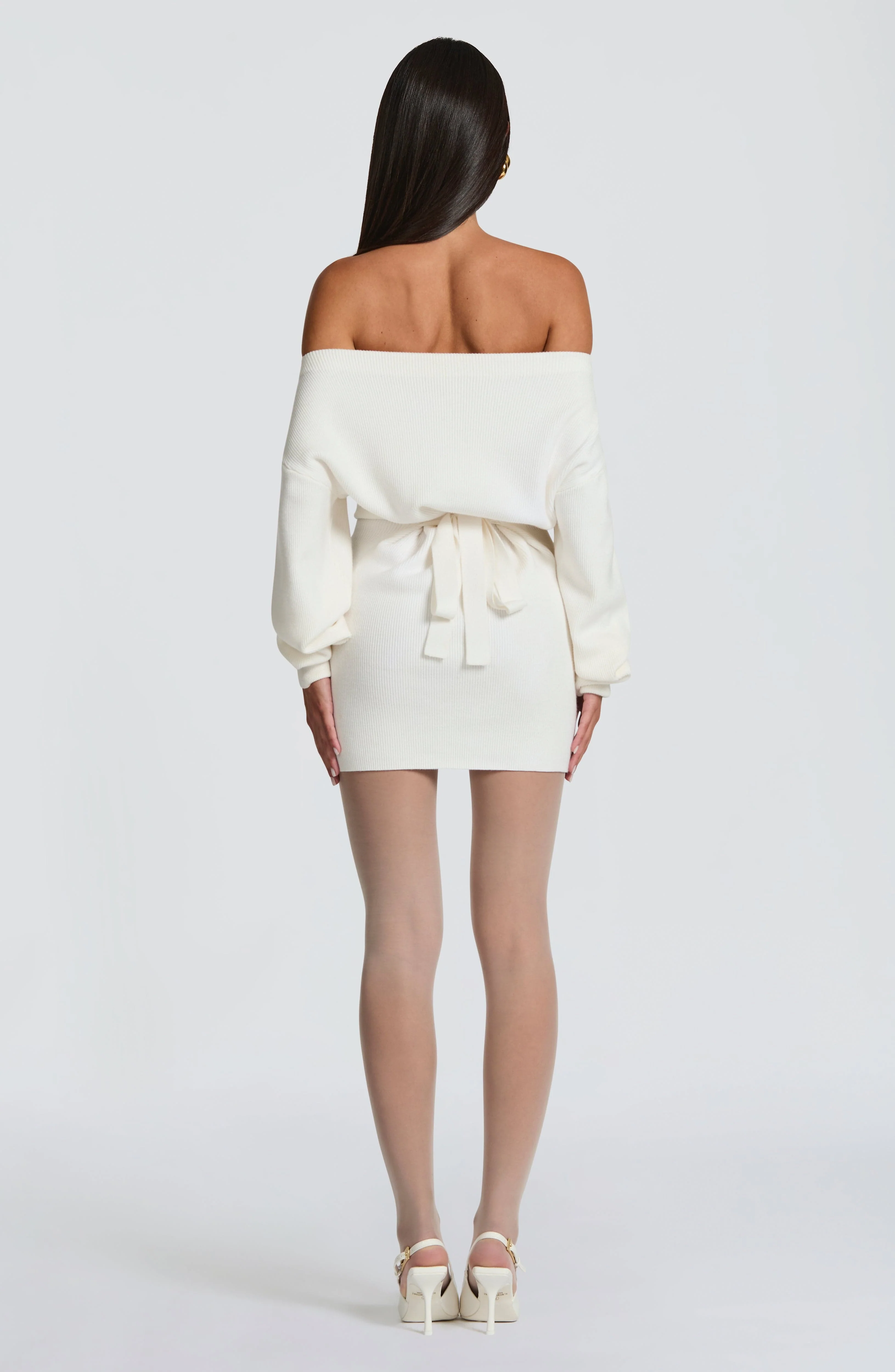 Sawyer Mini Dress - Ivory - Image 5