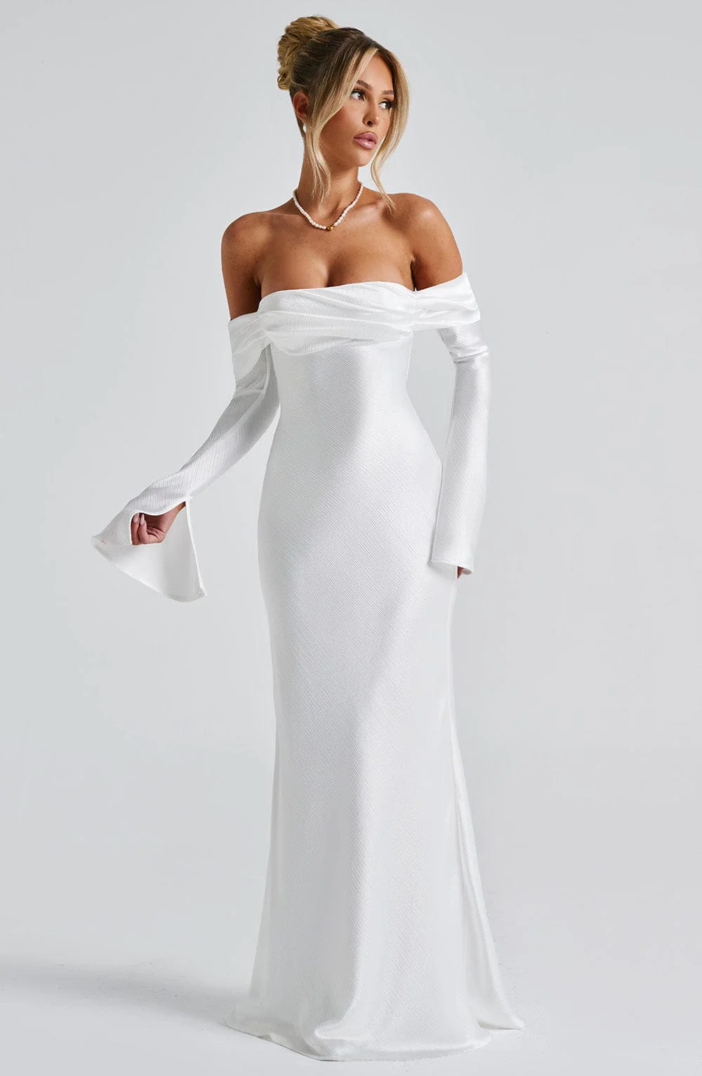 Selene Maxi Dress - Ivory - Image 6