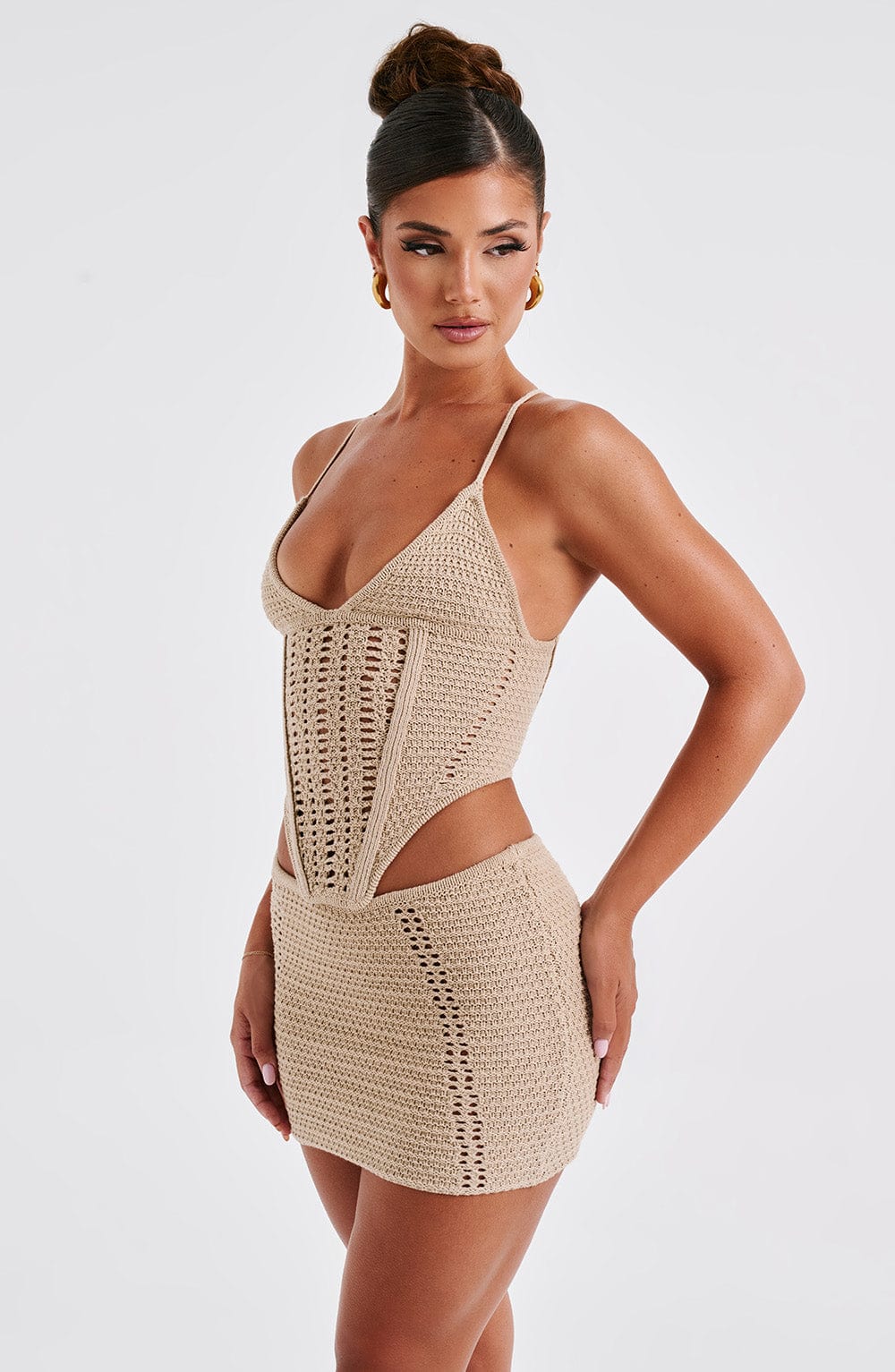 Selma Top - Beige - Image 3