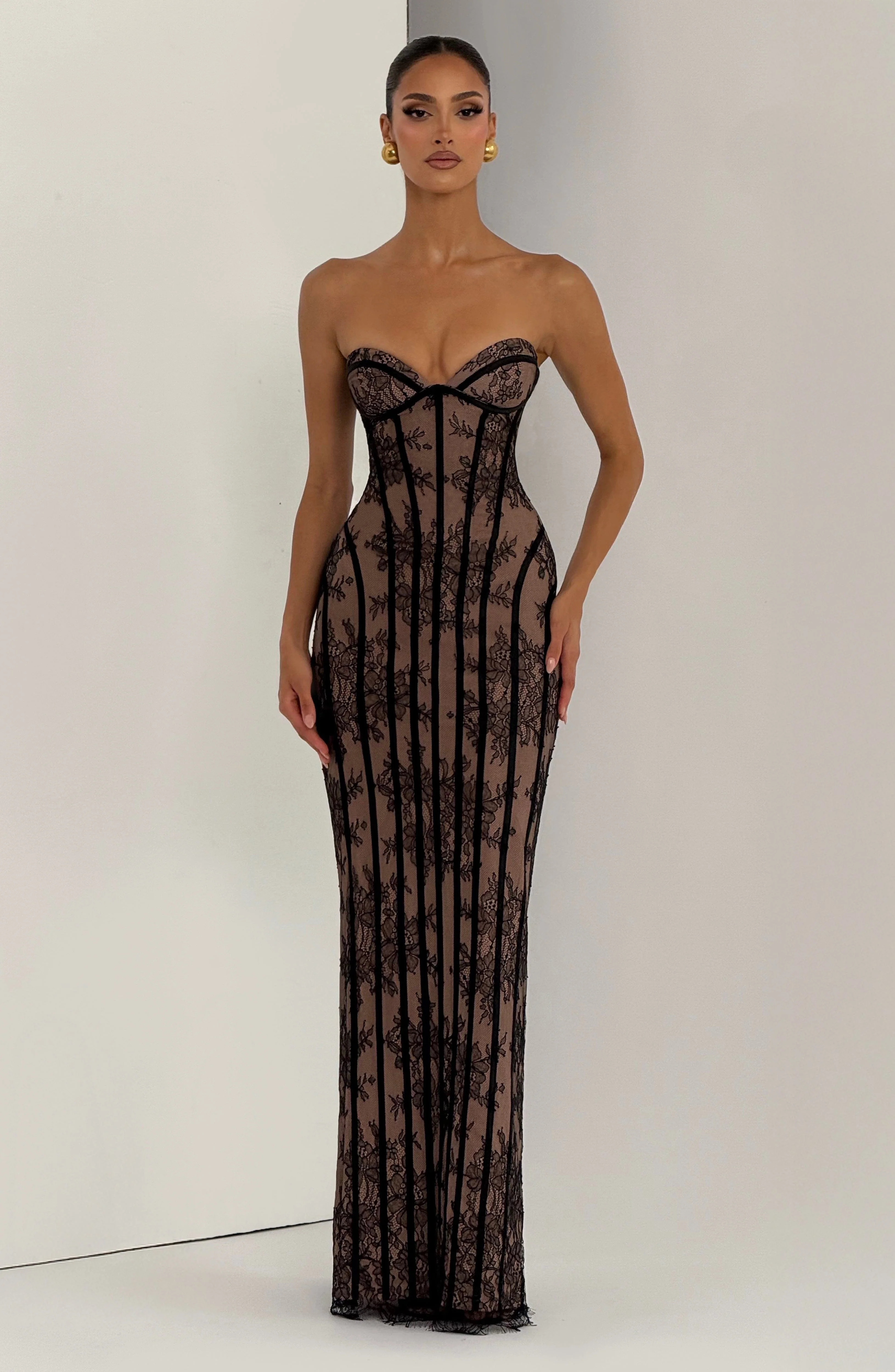 Sian Maxi Dress - Black - Image 13