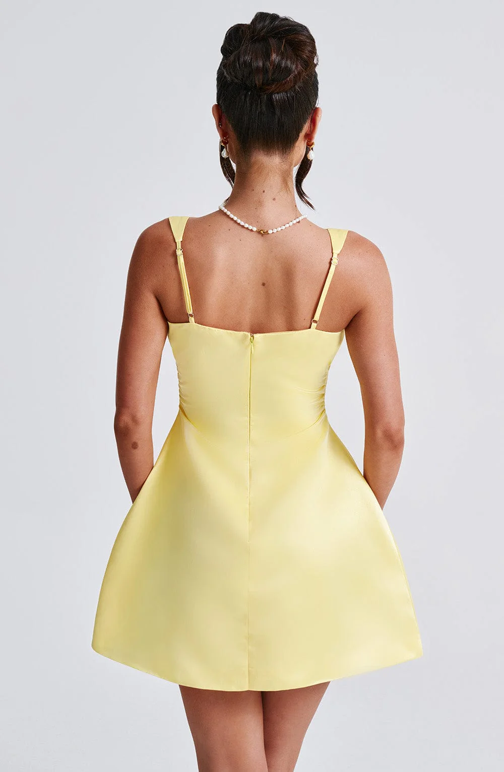 Sofie Mini Dress - Lemon - Image 10