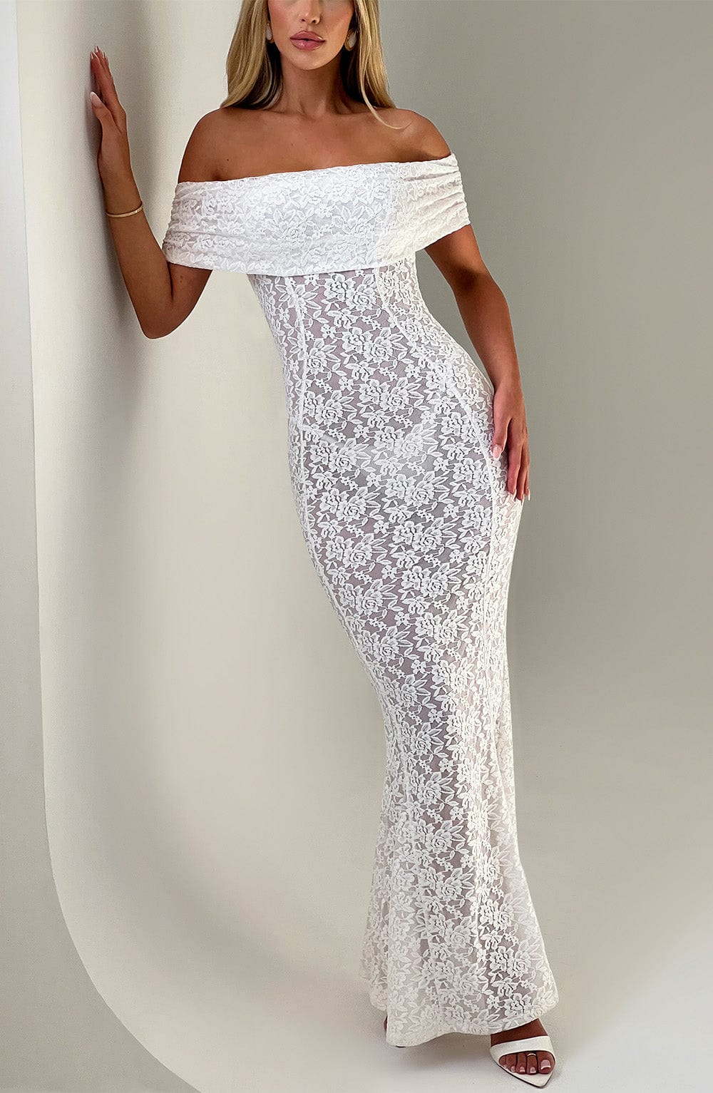 Stephanie Maxi Dress - Ivory - Image 2