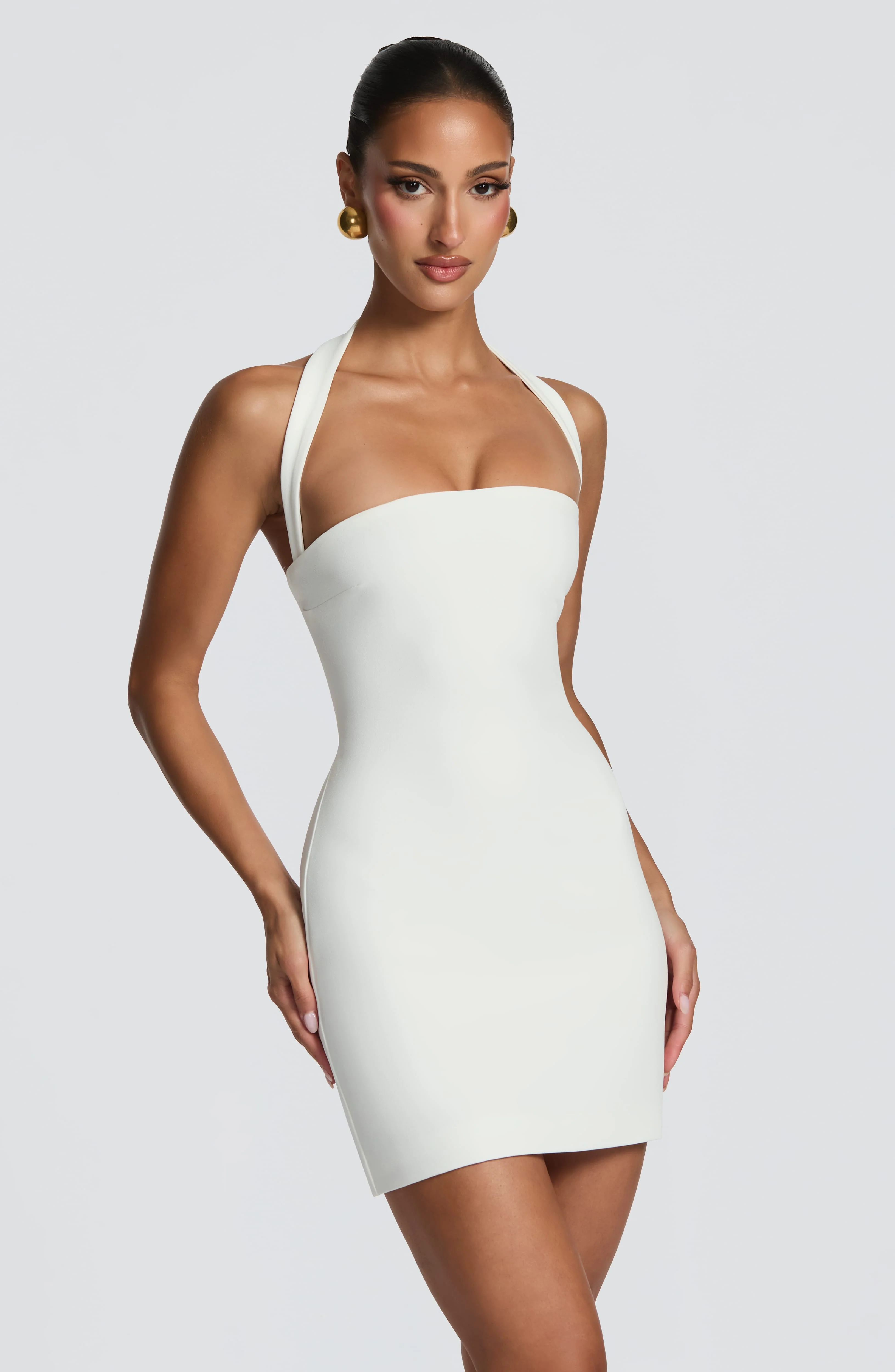 Tamsin Mini Dress - Ivory - Image 4