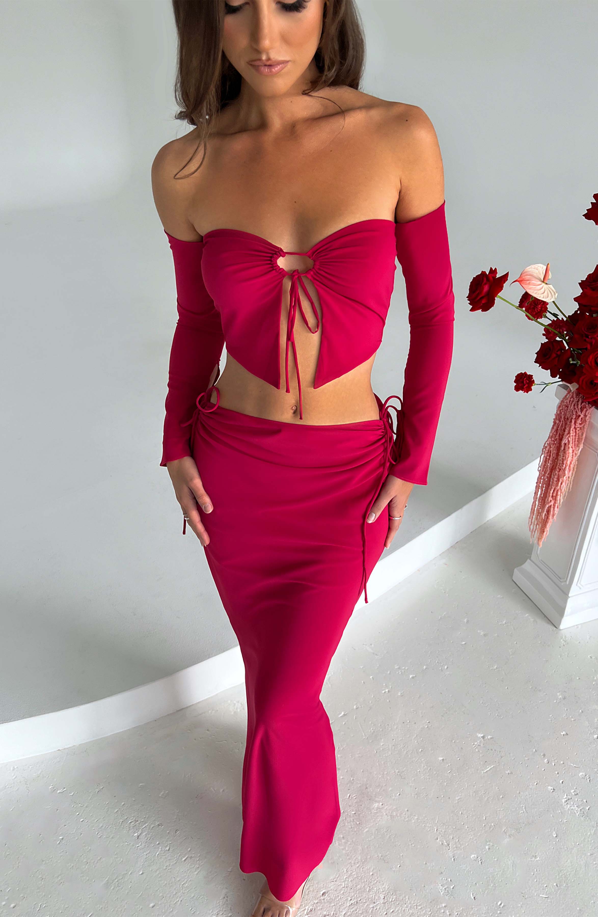 Tana Maxi Skirt - Pink - Image 3
