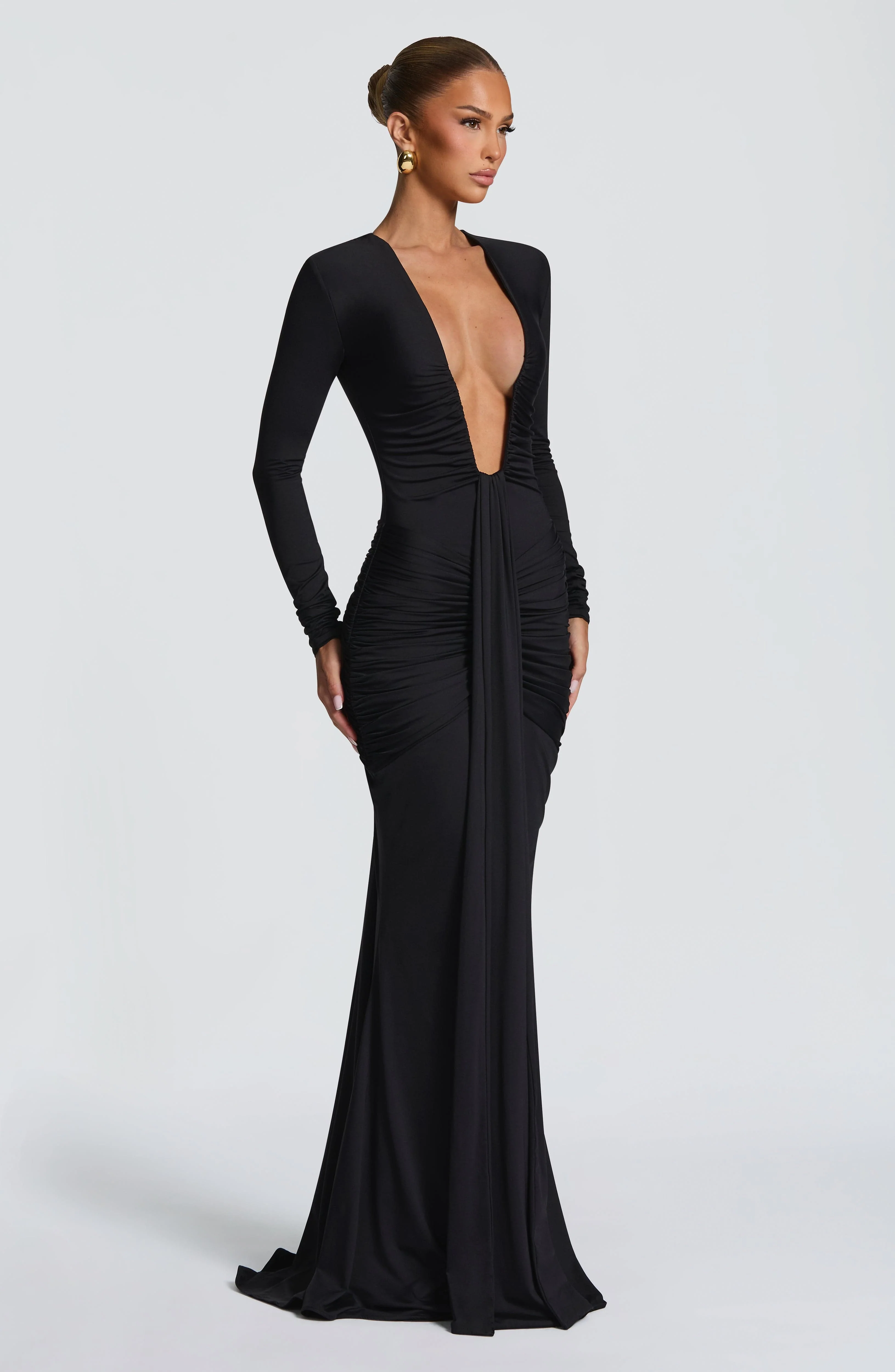 Tara Maxi Dress - Black - Image 3