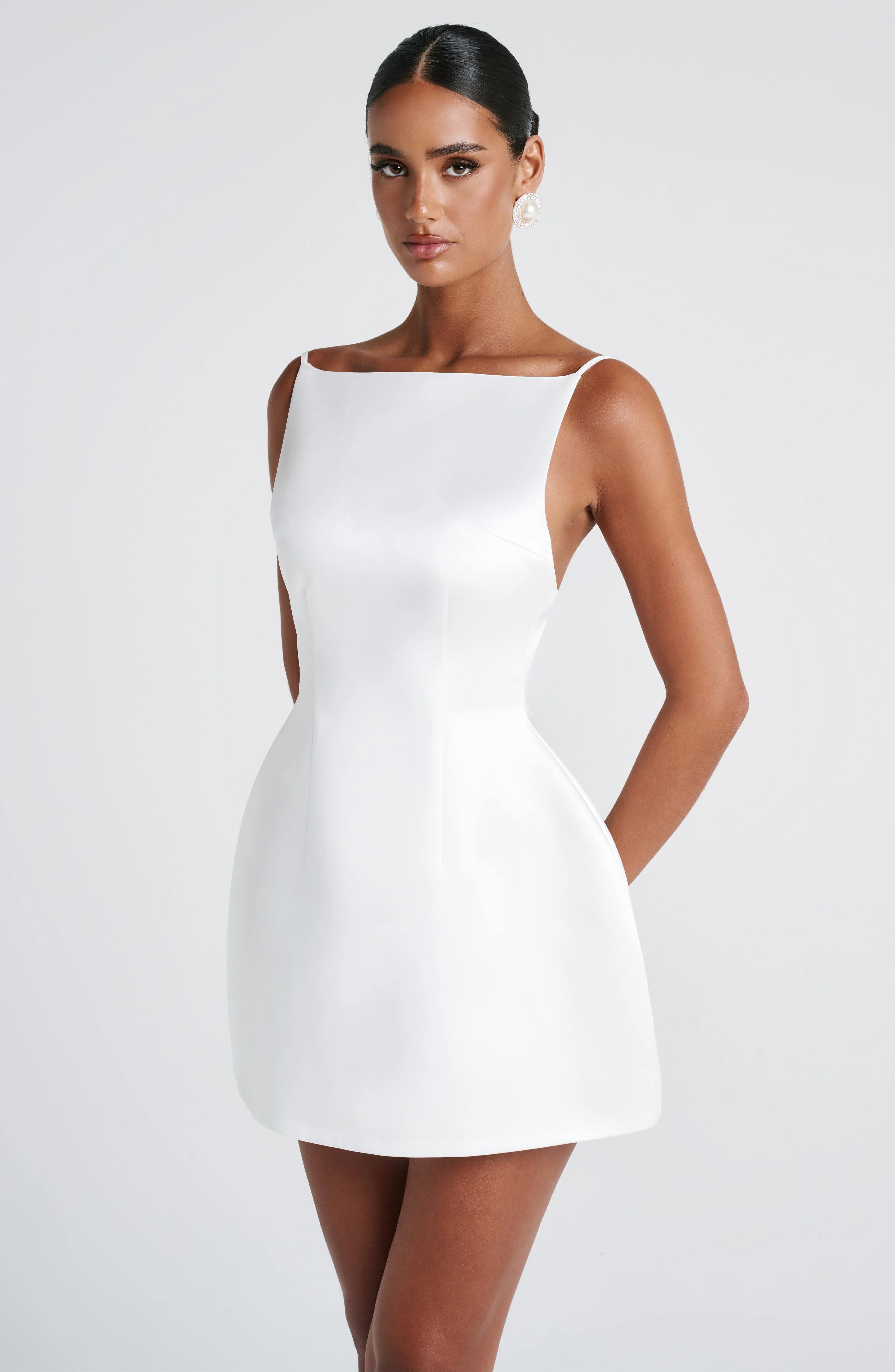 Tate Mini Dress - Ivory - Image 4