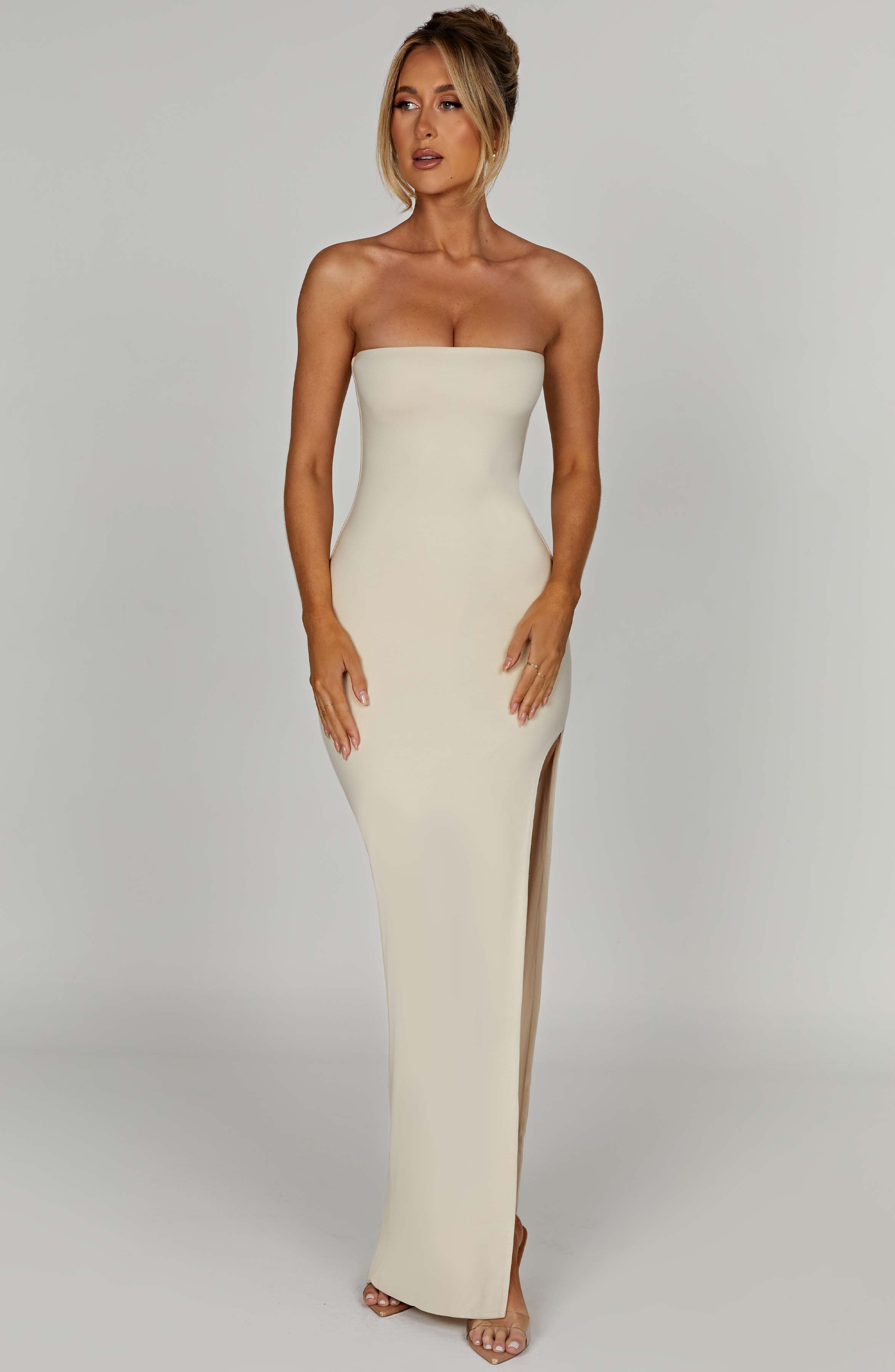 Teyana Maxi Dress - Cream - Image 7