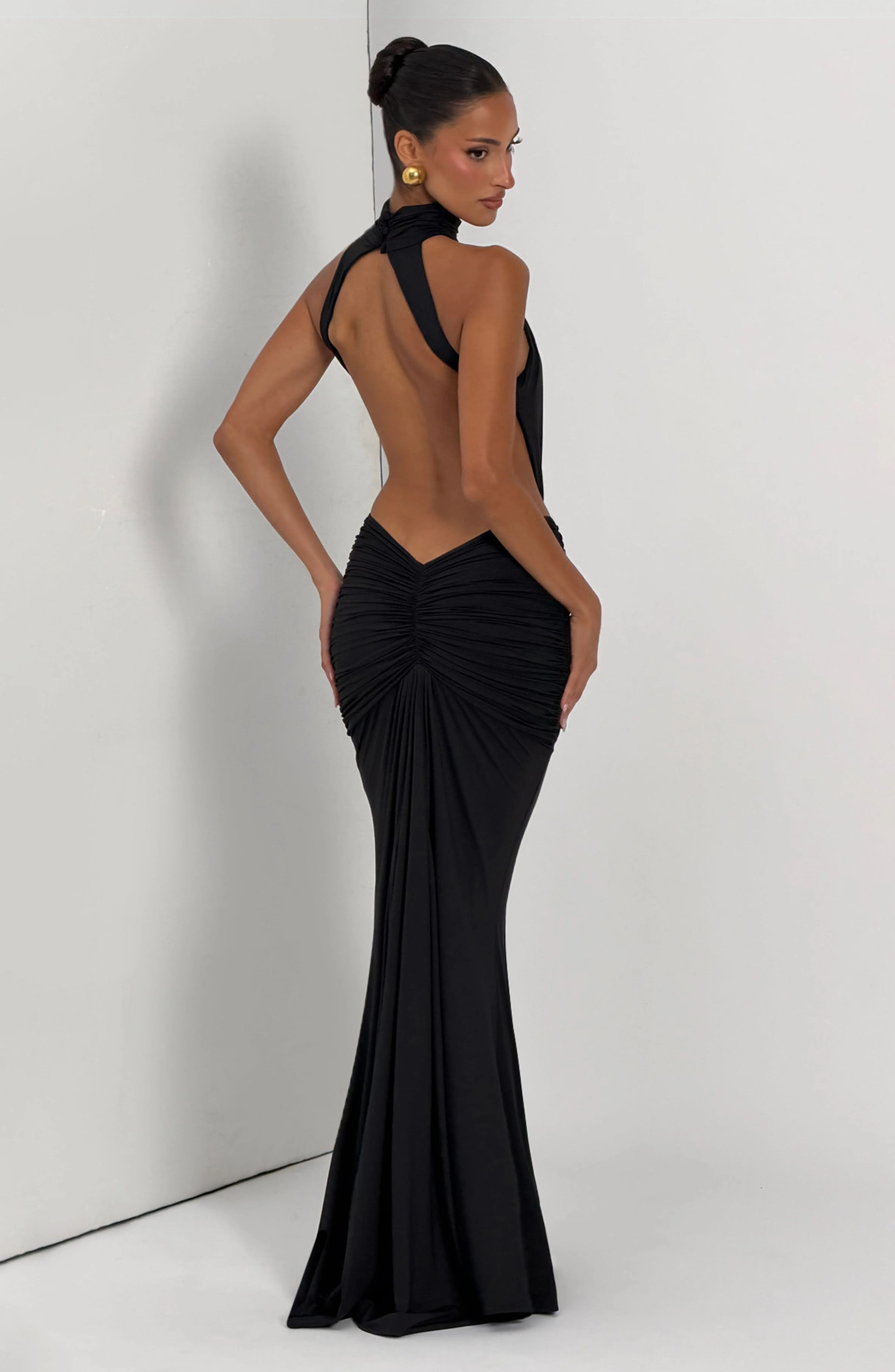 Thekla Maxi Dress - Black - Image 6