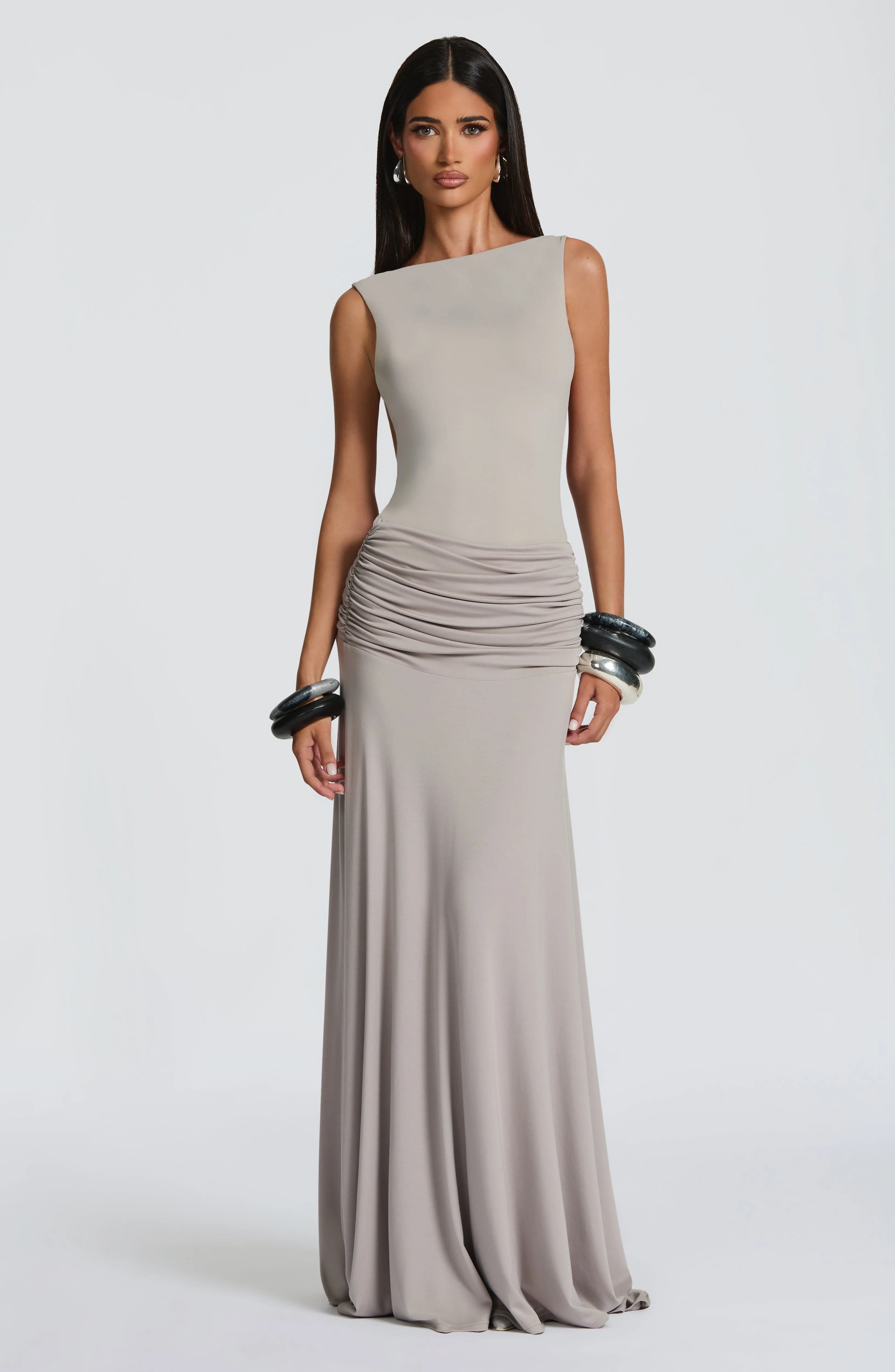 Tori Bodysuit - Light Grey - Image 3
