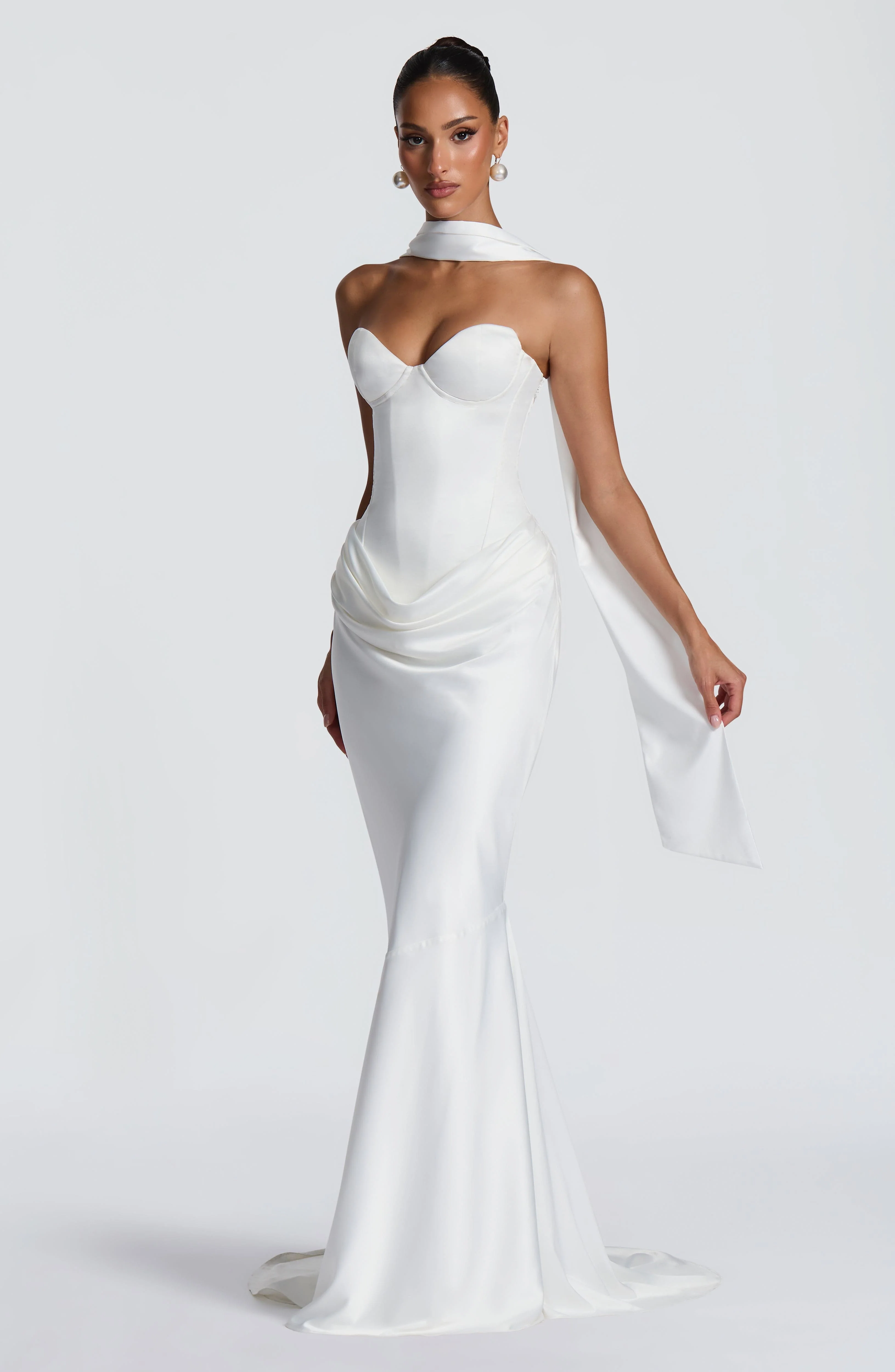 Vaila Gown - Ivory - Image 12