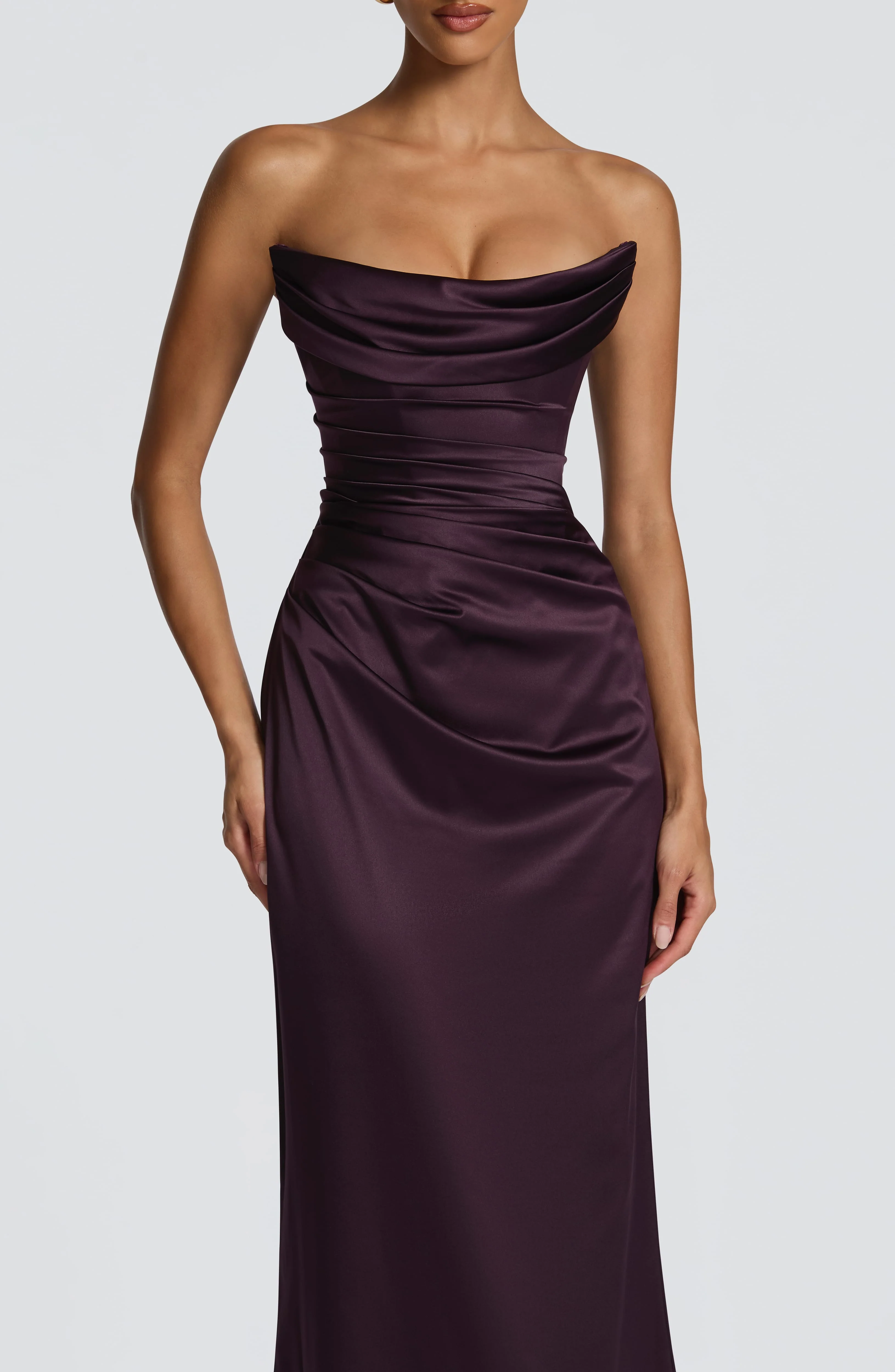 Vessa Maxi Dress - Plum - Image 6