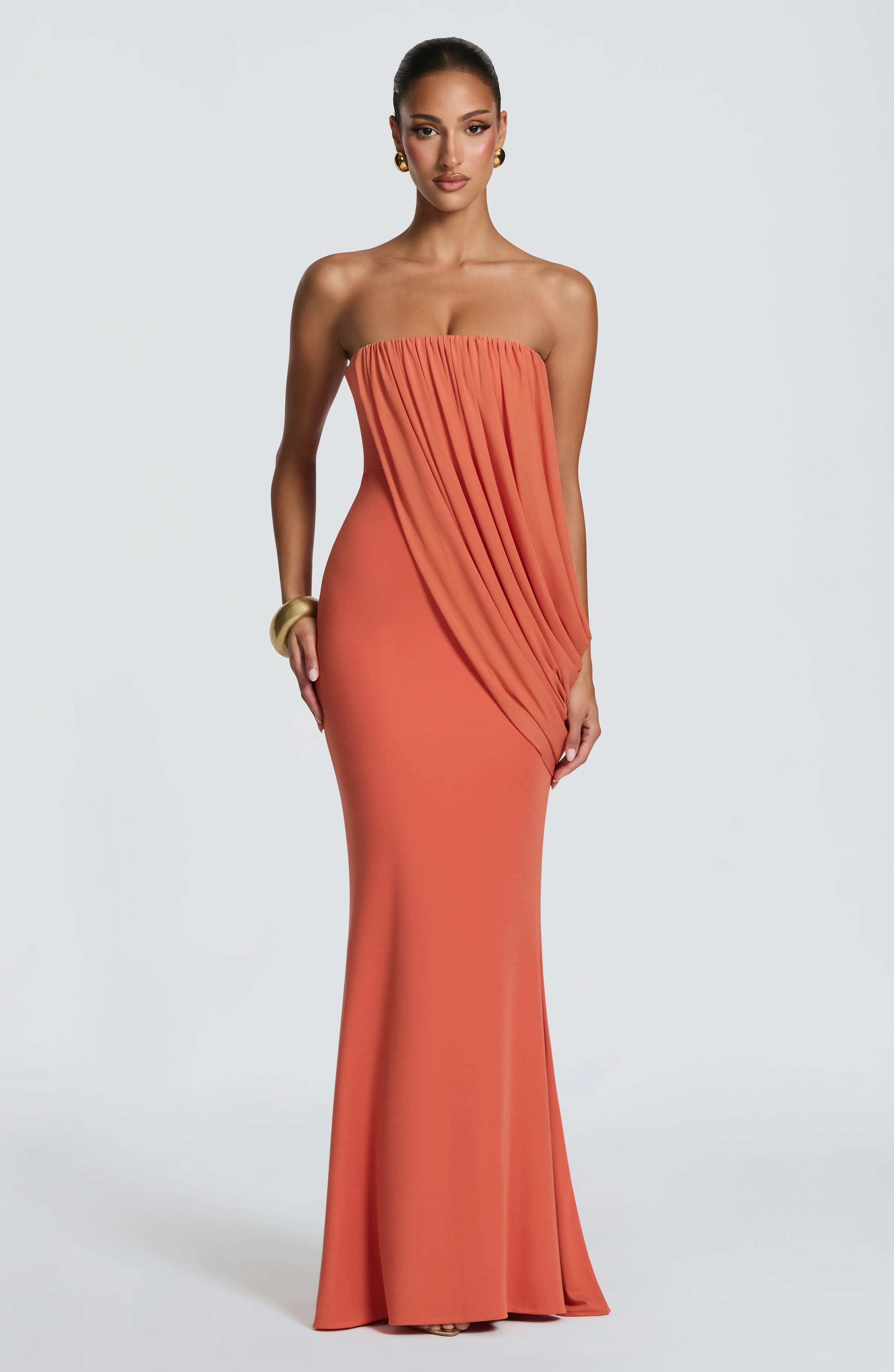 Vienna Maxi Dress - Burnt Orange - Image 6