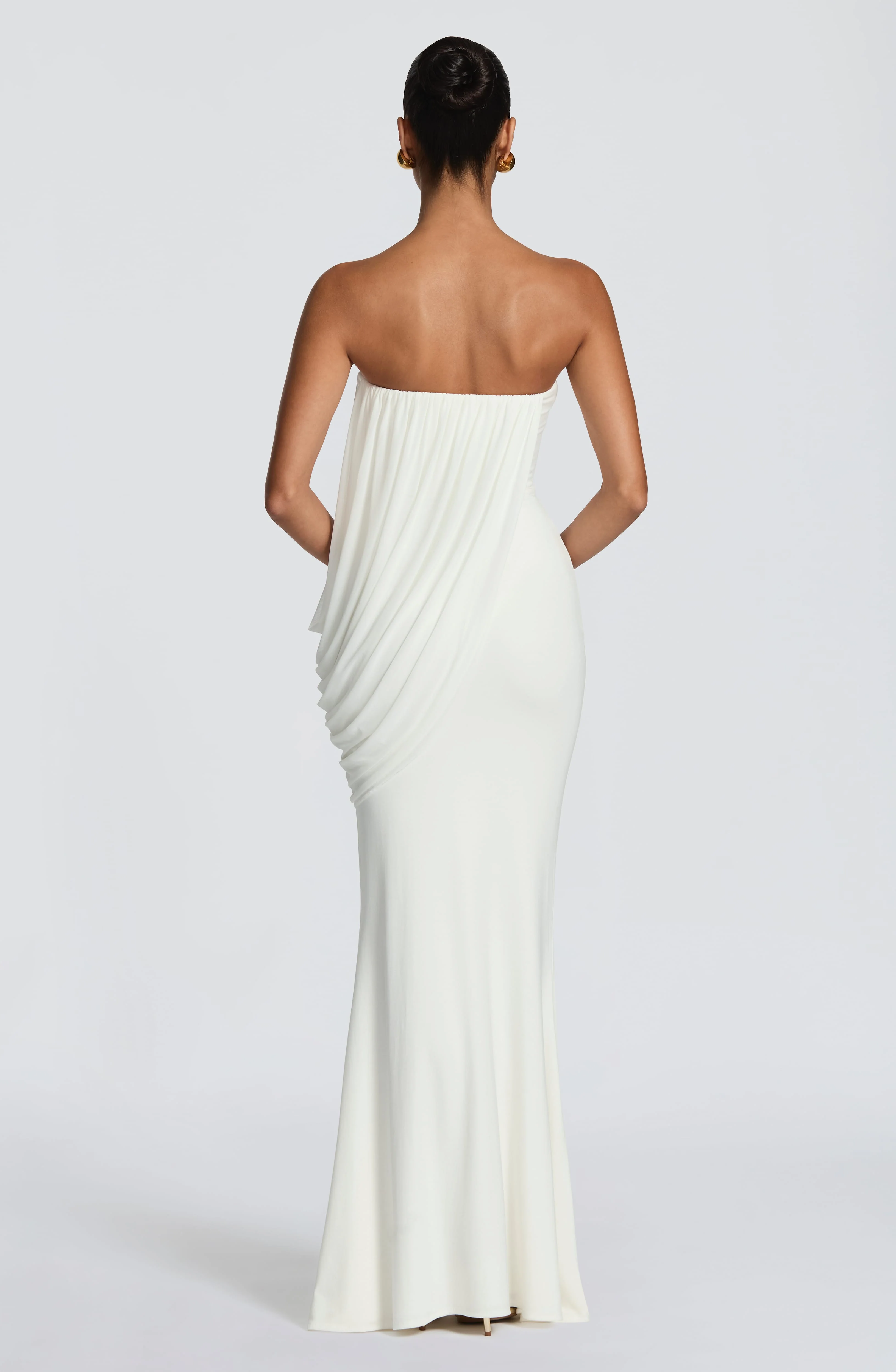 Vienna Maxi Dress - Ivory - Image 2