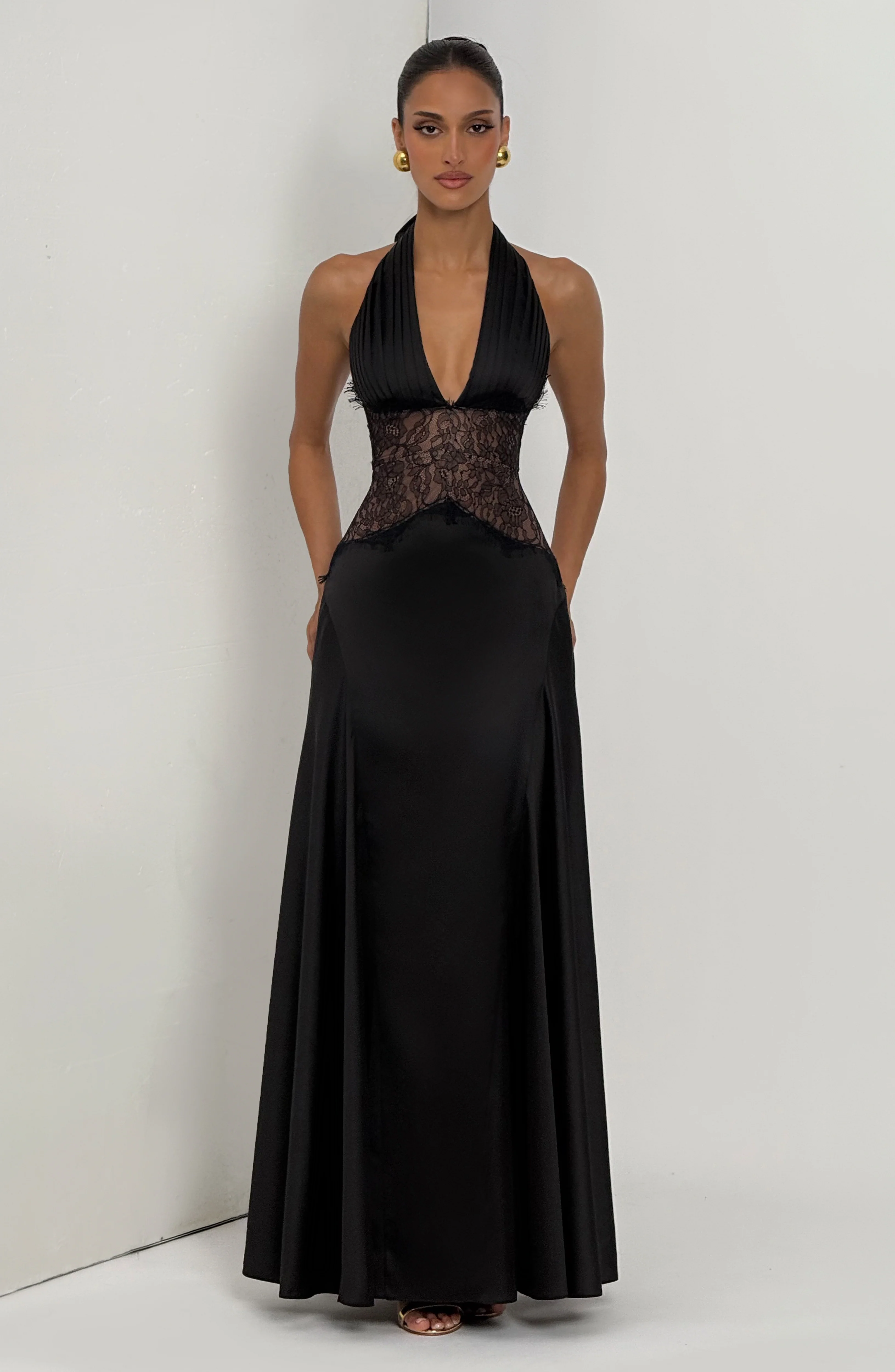 Virella Maxi Dress - Black - Image 6
