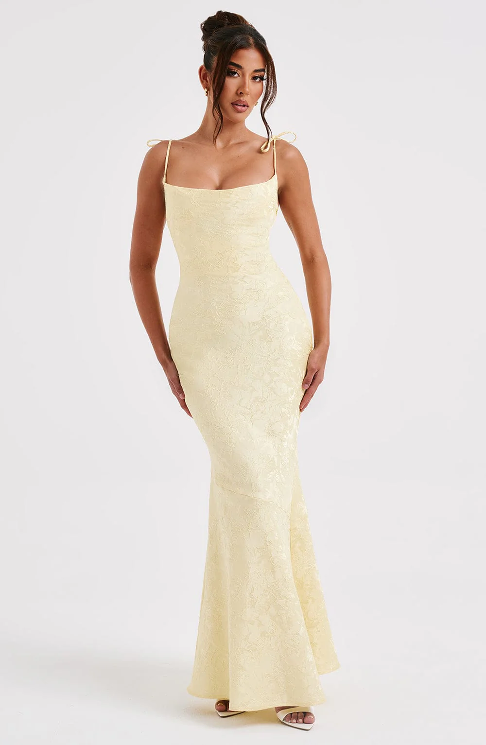 Whitney Maxi Dress - Lemon - Image 8
