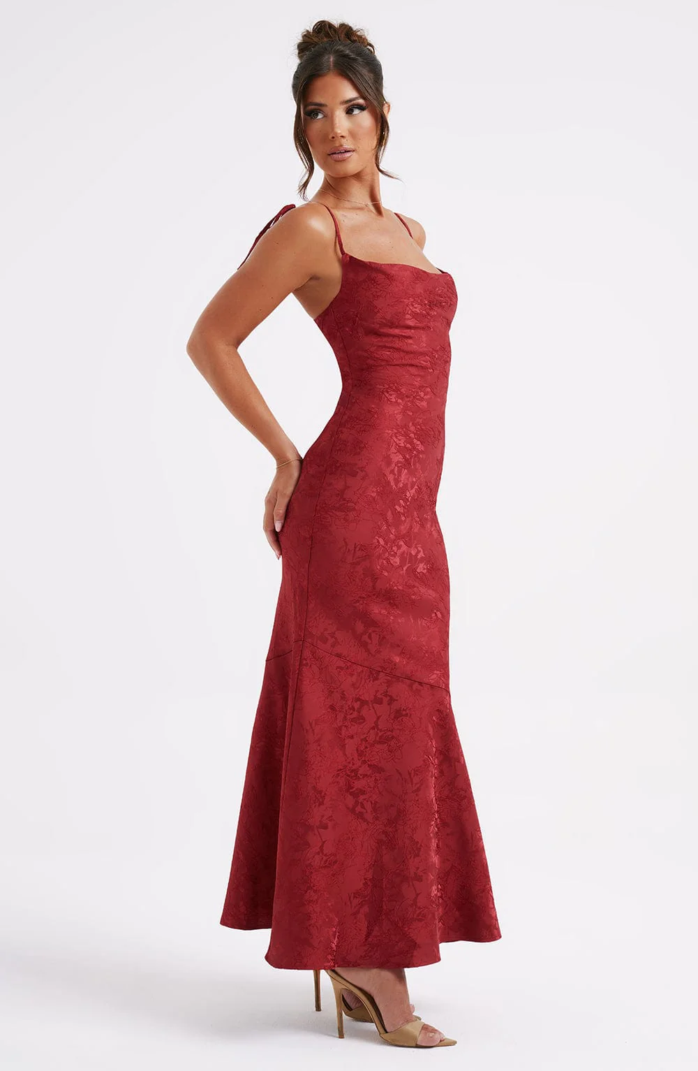 Whitney Maxi Dress - Red - Image 6