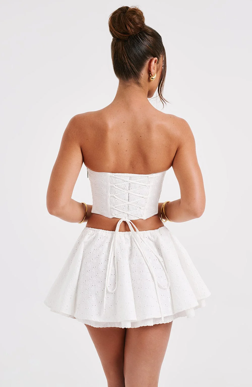 Winnie Mini Skirt - Ivory - Image 15