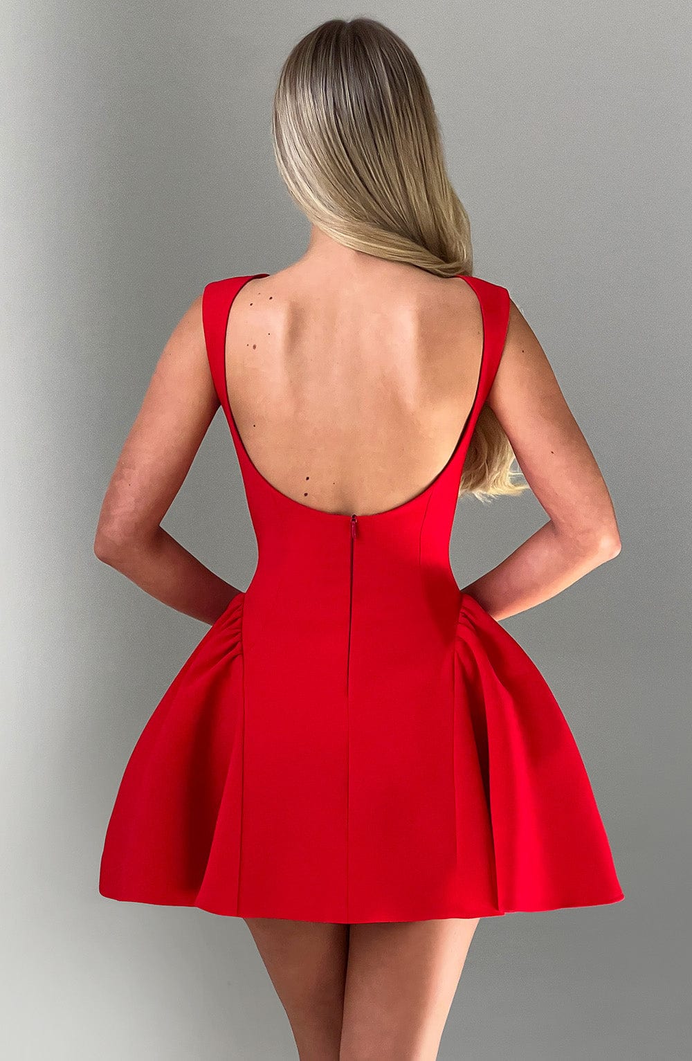Yalina Mini Dress - Red - Image 12