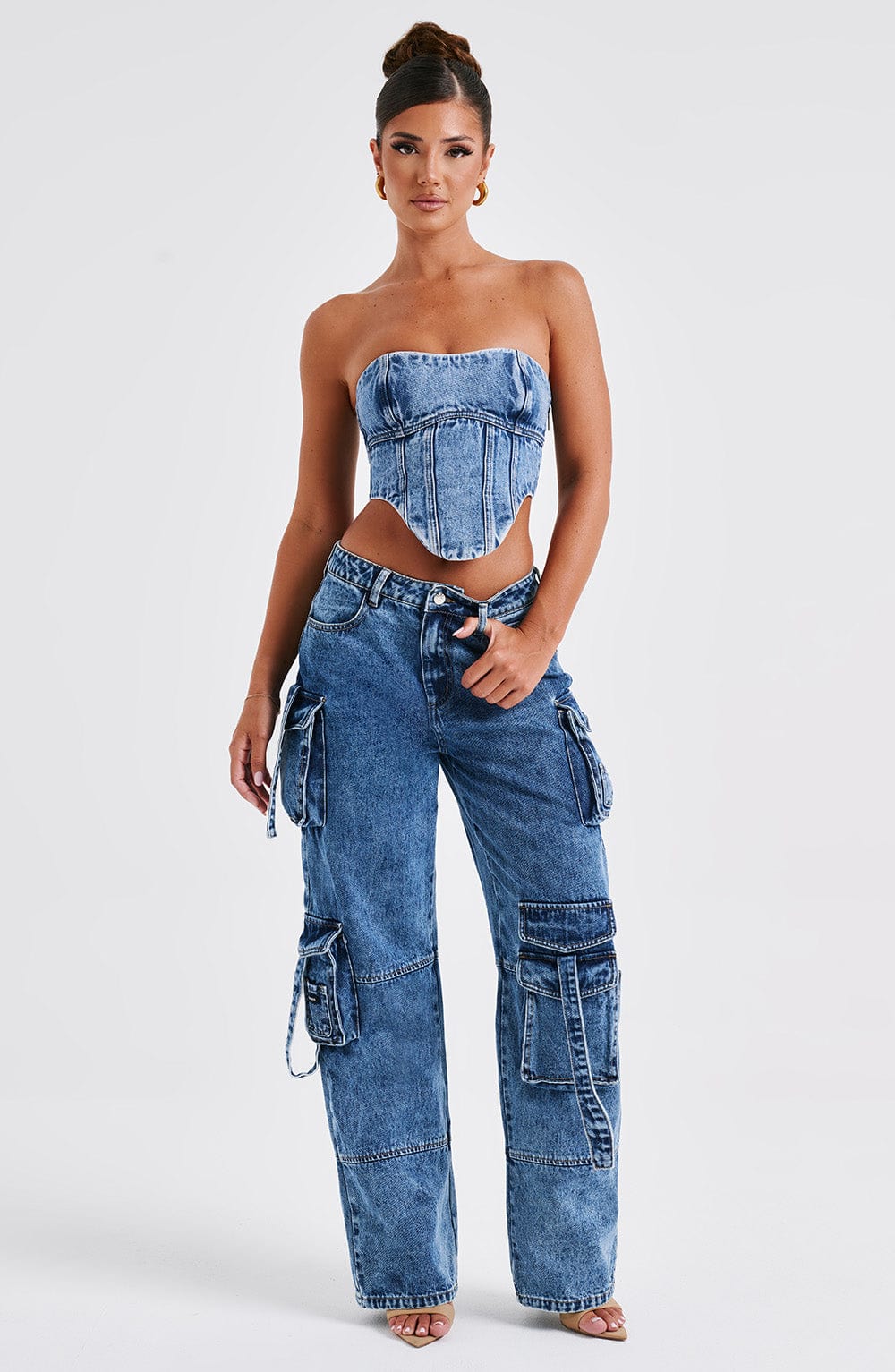 Yasie Corset - Dark Wash - Image 12