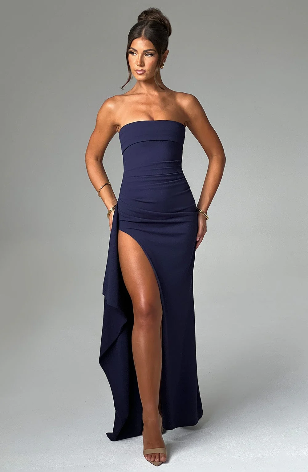 Zafira Maxi Dress - Navy - Image 6