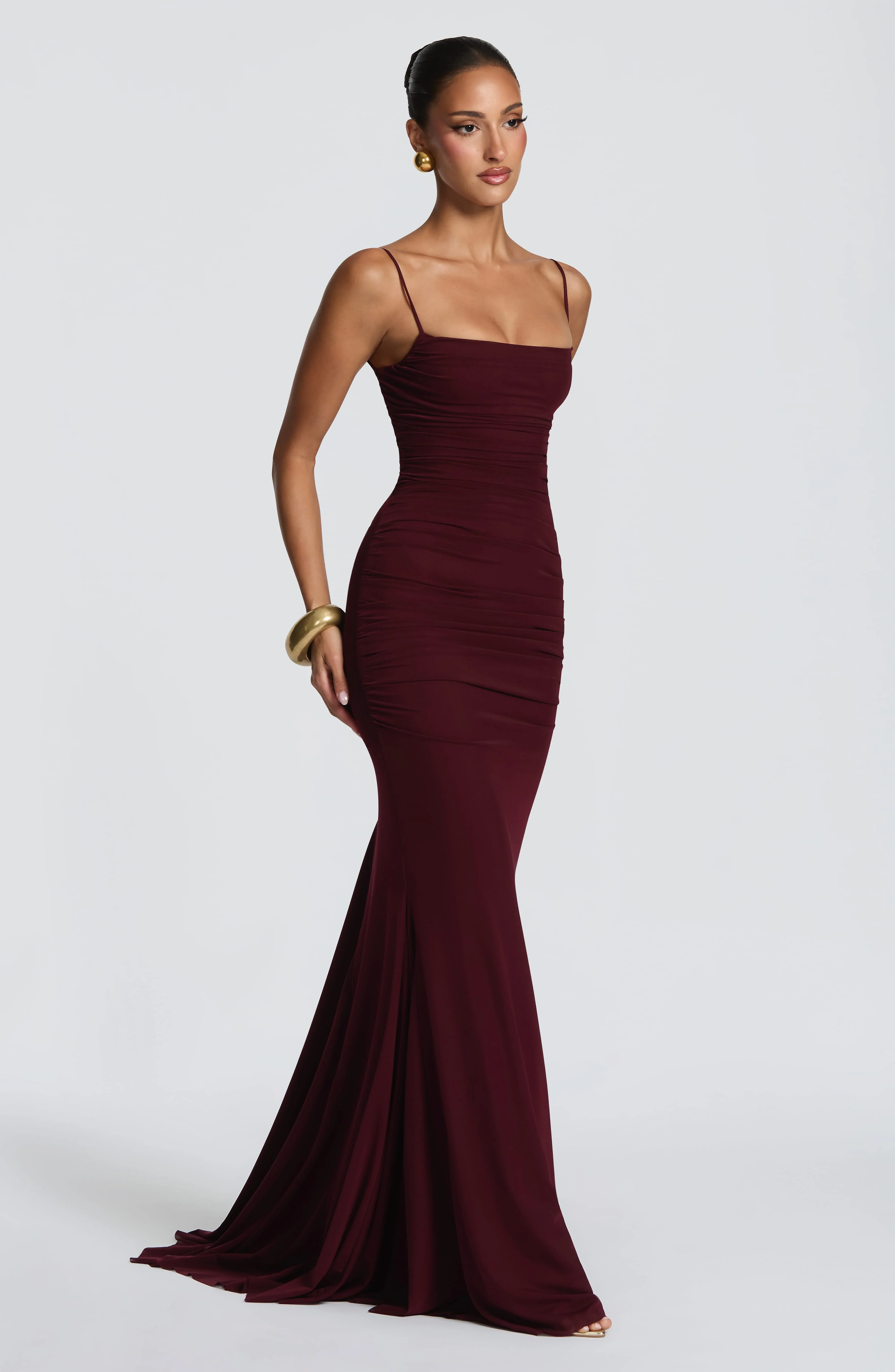 Zaria Gown - Cherry Lacquer - Image 3