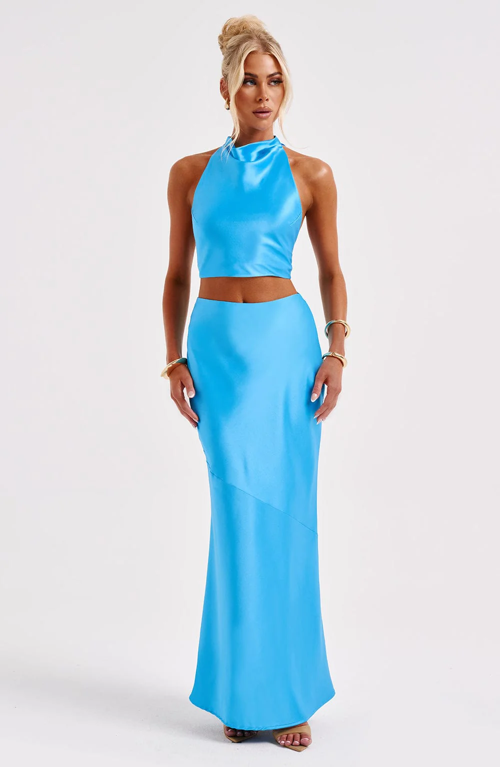 Zaylee Maxi Skirt - Blue - Image 3
