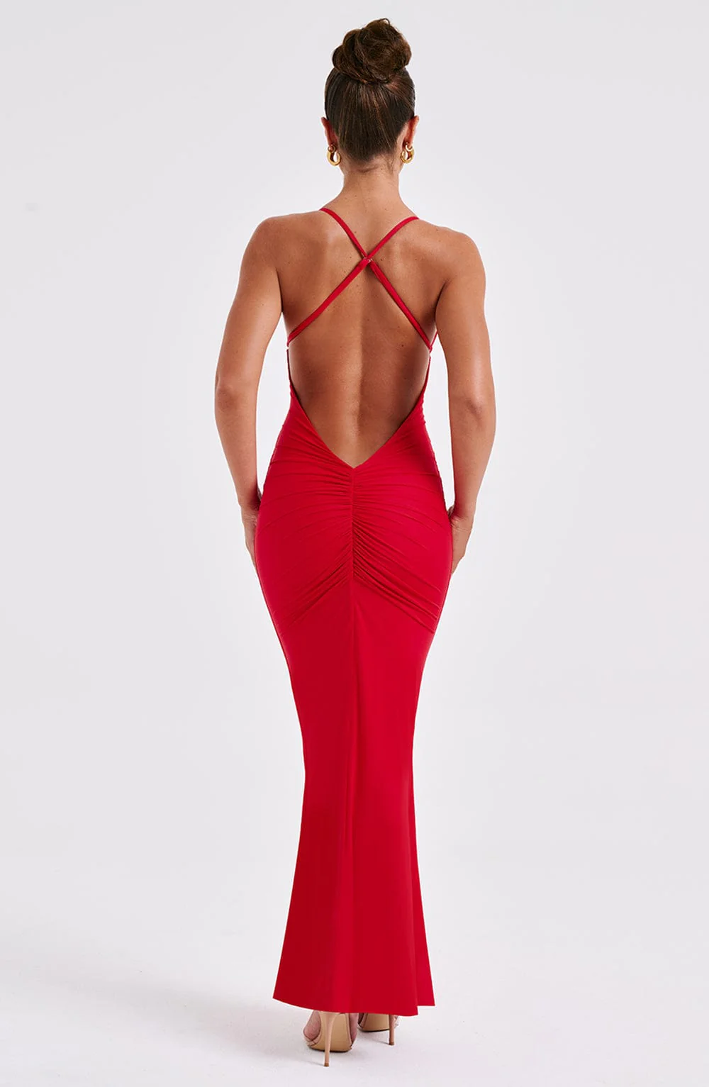 Zelda Maxi Dress - Red - Image 11